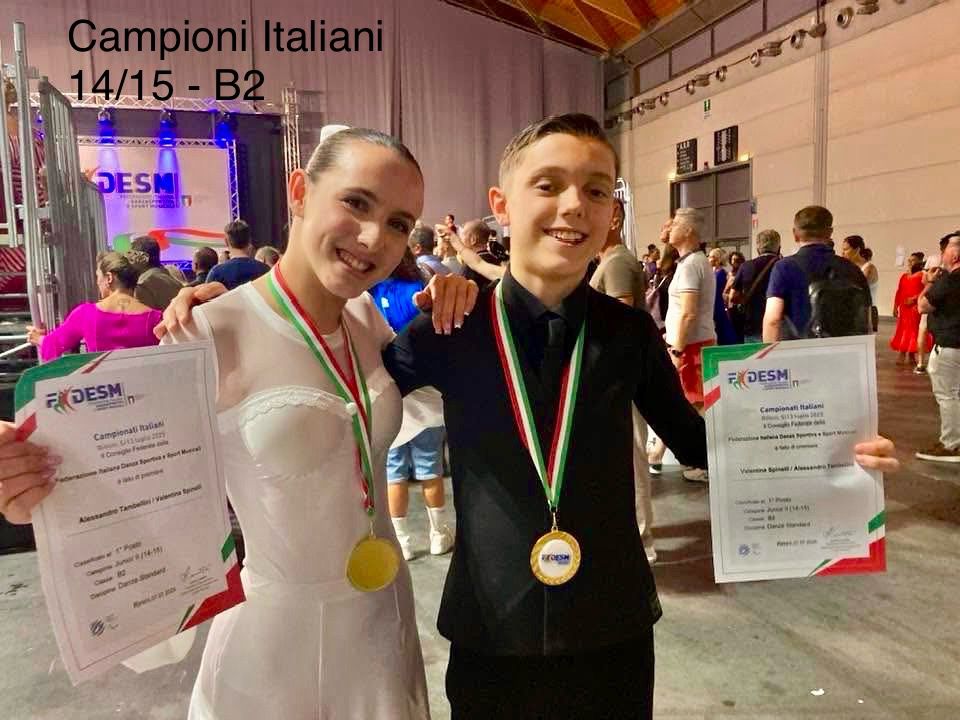 Campioni Italiani Alessandro Valentina Standard 14/15 b2 MM Passione Danza