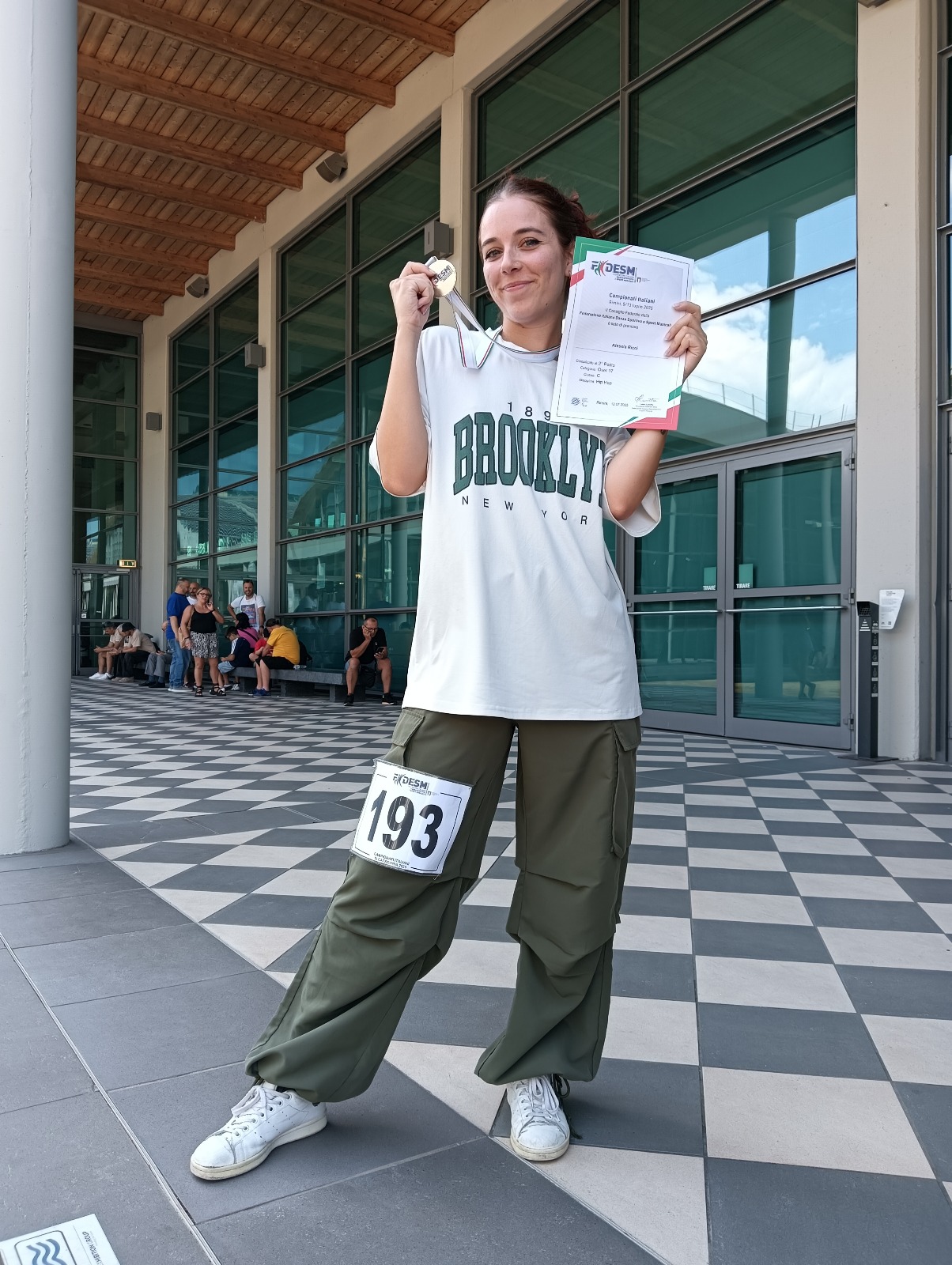 Alessia Ricci 2 classificata Solo Hip Hop Over 17 Classe C Scuola di Ballo Soy Guajiro