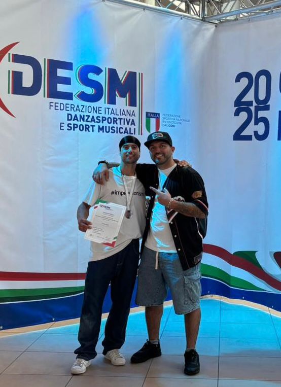 Andrea Rossi  3° Classificato Breaking 19+ Classe U DANCING TEAM