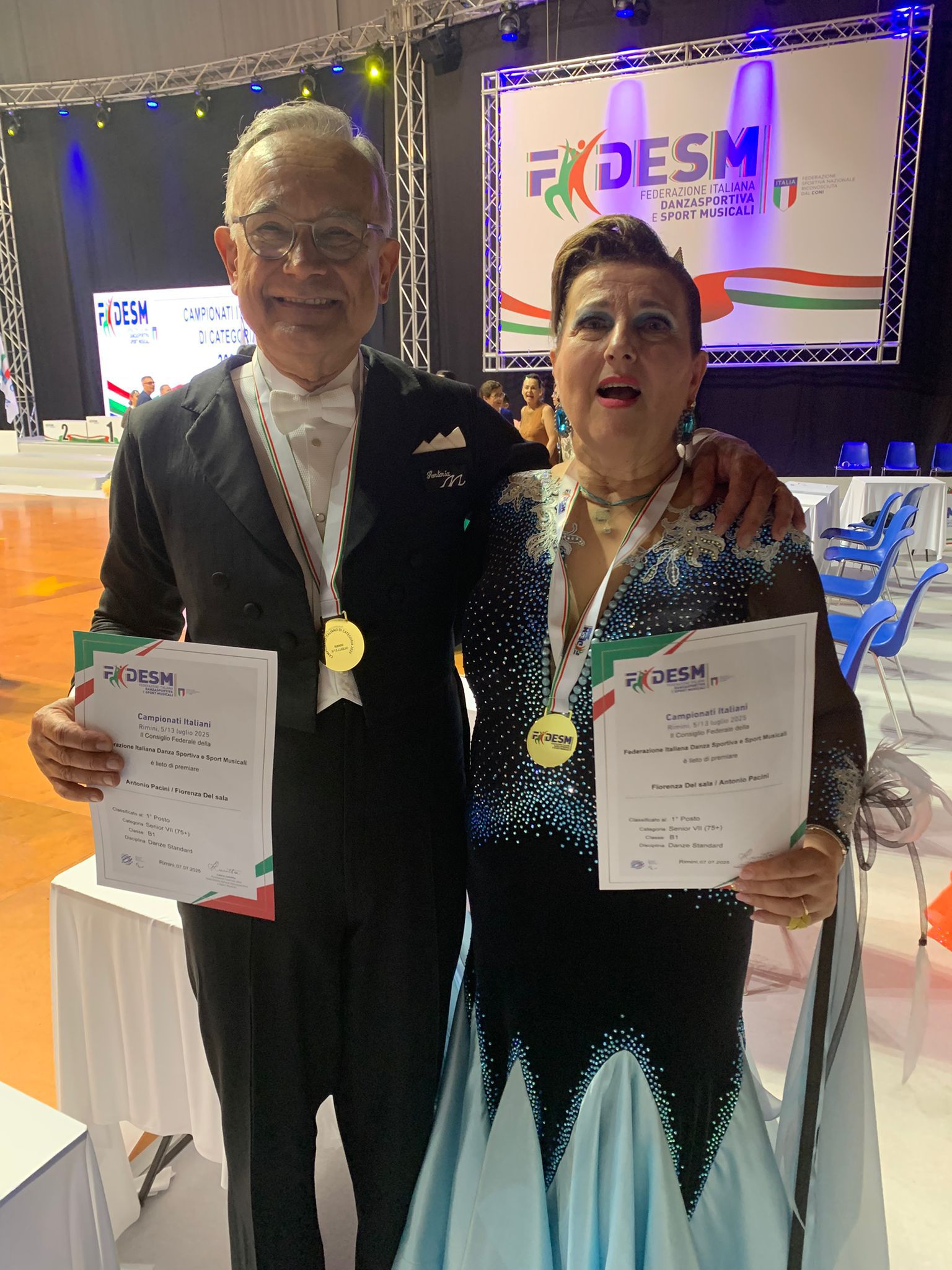 Antonio e Fiorenza 1° classificato 75/OL B1 MAGILU DANCE