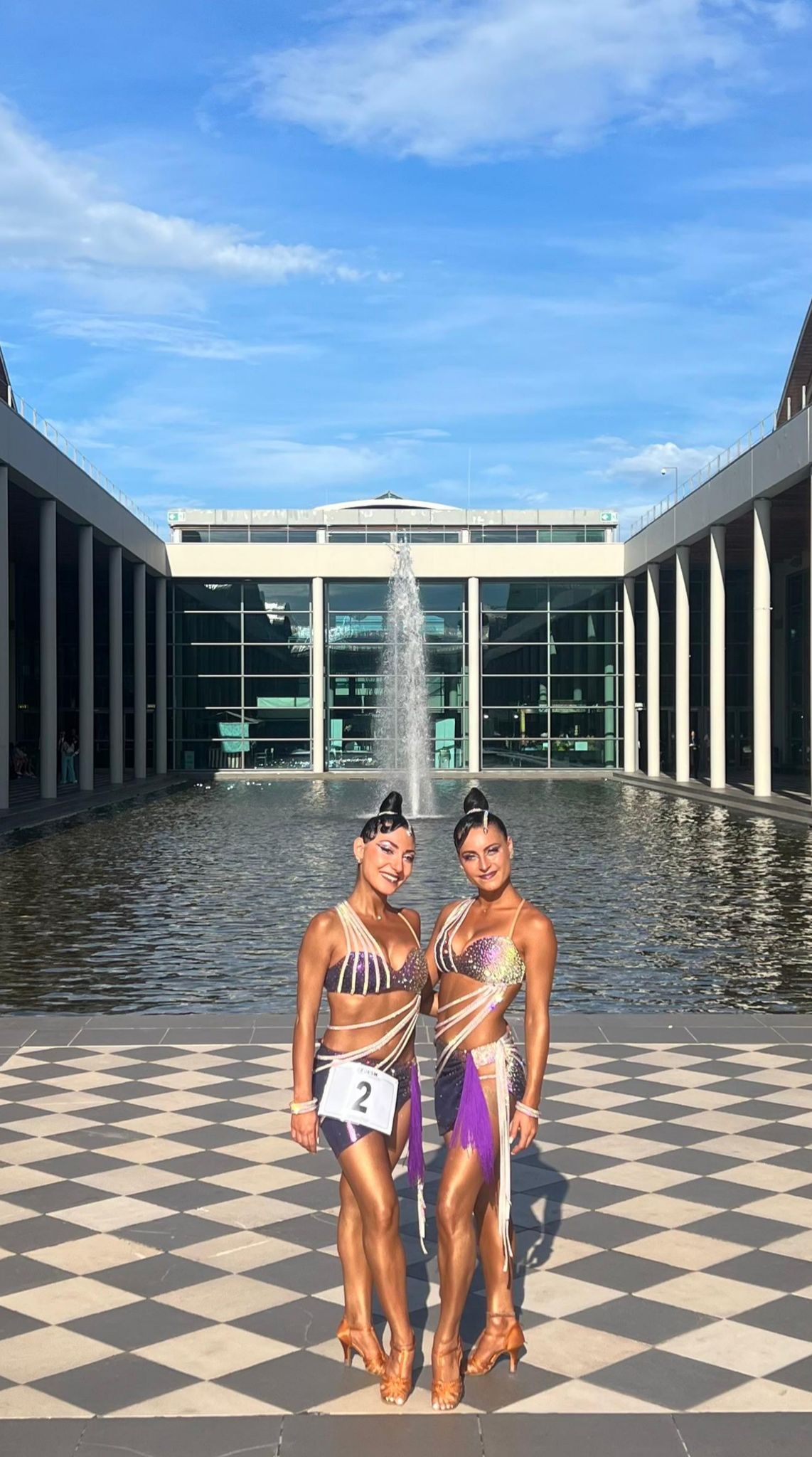 Latin Style Sincronizzato Duo 22/30 AS Aurora Pellegrini e Claudia Sturlese Medaglia Argento Odissea 2001