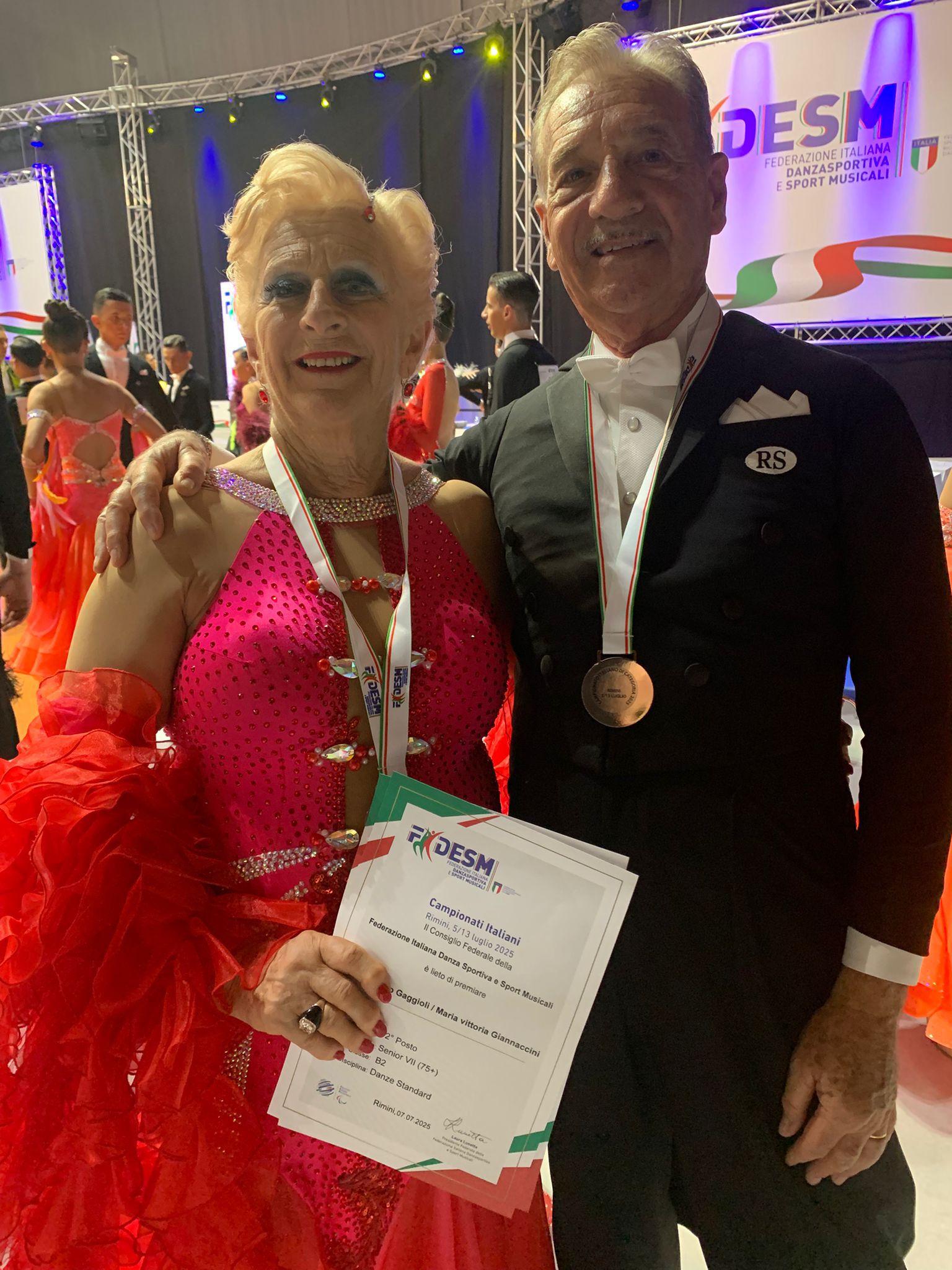 Francesco e Vittoria 2° classificato 75/OL B2 MAGILU DANCE