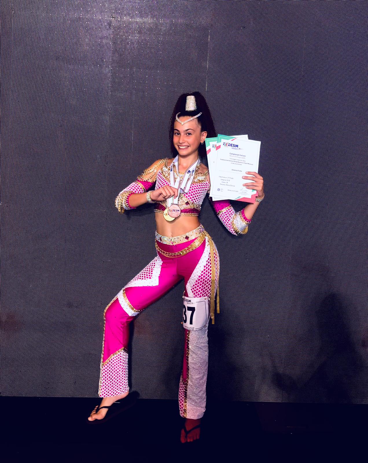 Fretta Arianna Disco dance categoria 8/12 classe B 3 ^posto Ideal Ballet