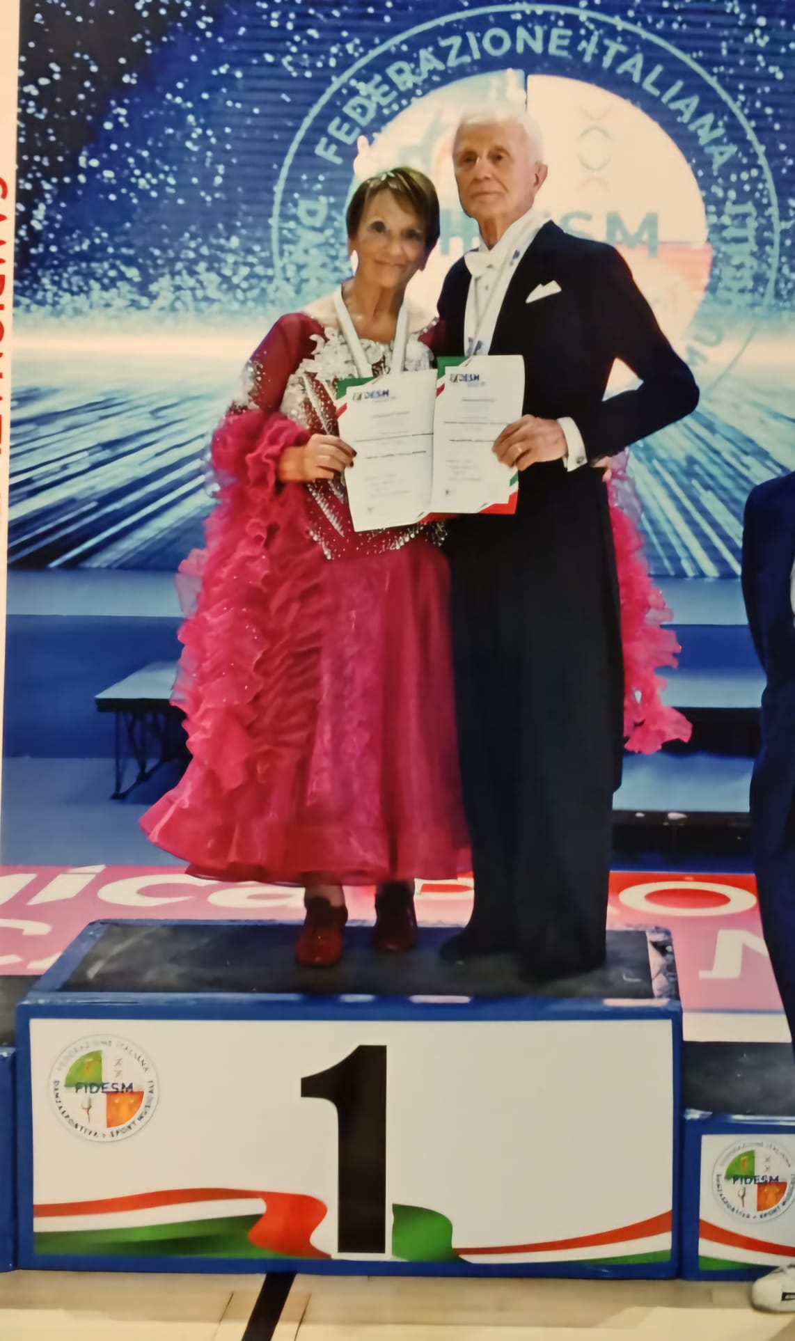 GUERRA VALFRIDO BERTINI PIETRINA 1° CLASS. COMBINATA NAZIONALE 70/ OL. A2 ASD HAPPY HOURS DANCE