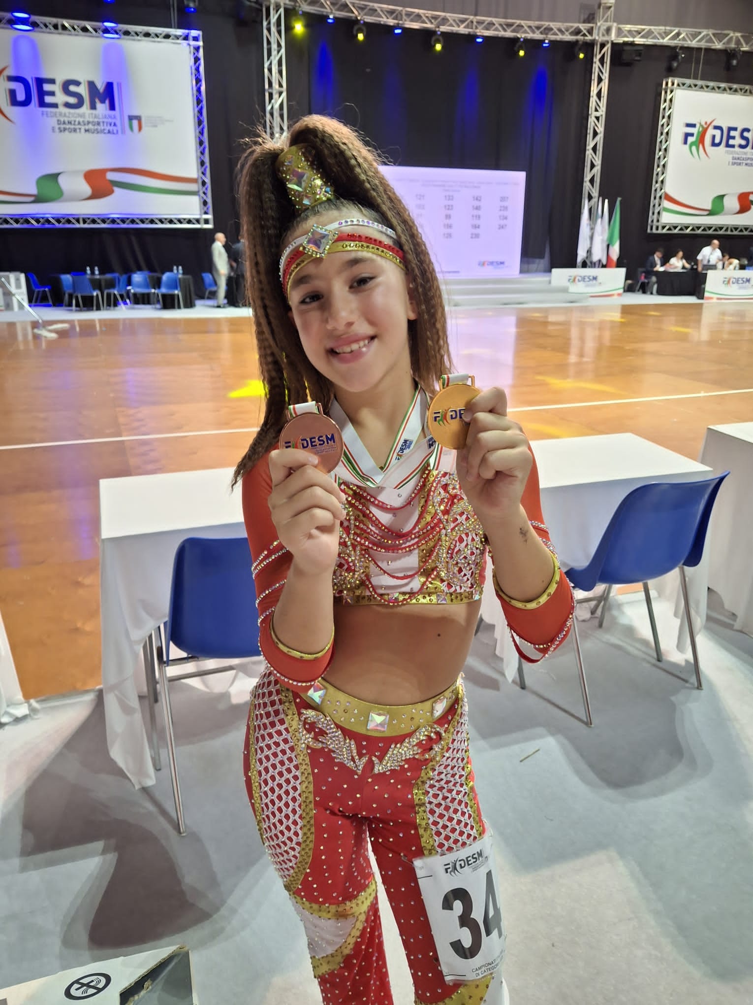 Giaconi Elena Disco Dance categoria 8/12 classe A 1^ posto Ideal Ballet