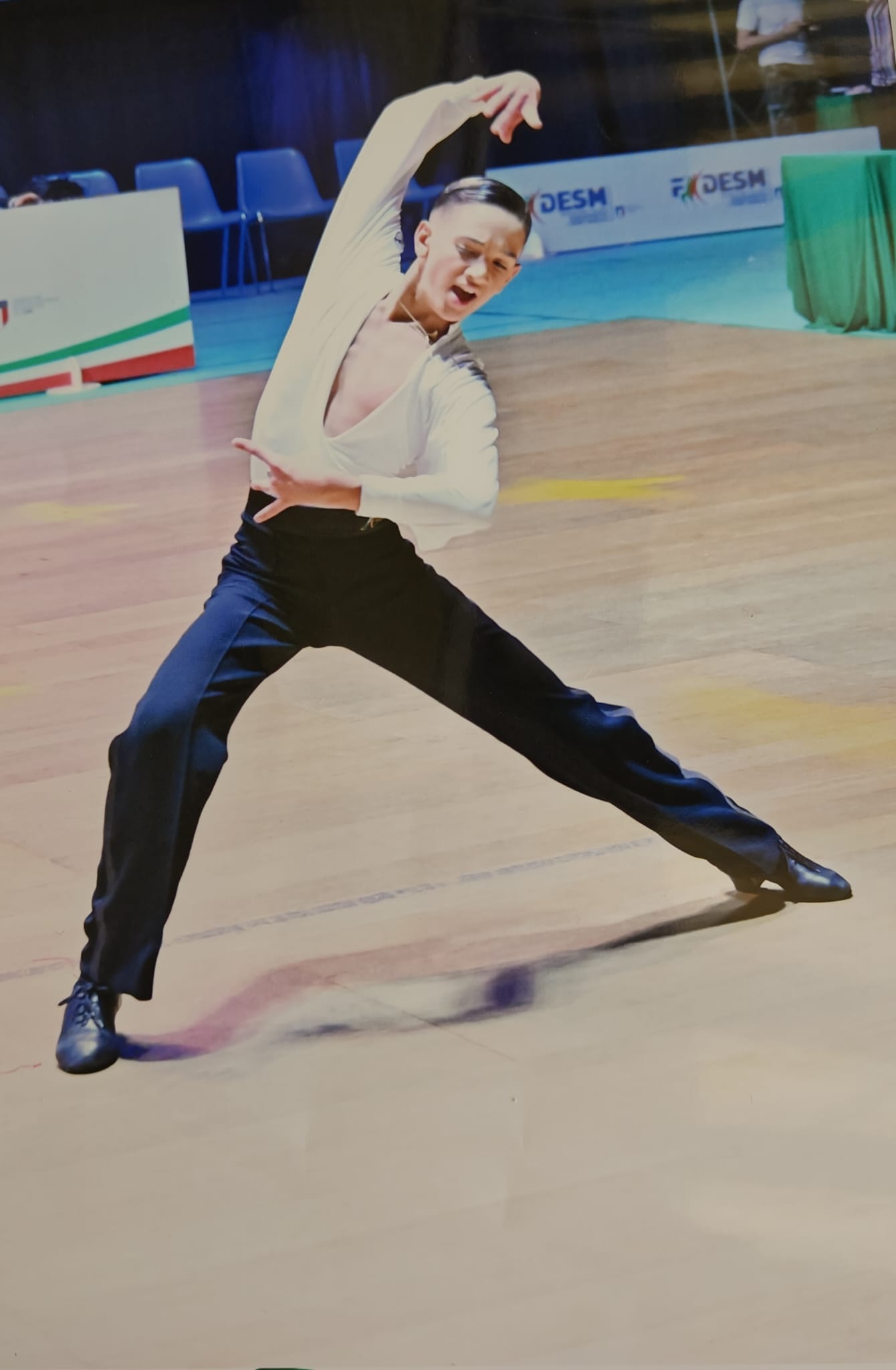 Giulio Viggiani 12/13 B Latin style, 1’ classificato, asd Rosso Amaranto
