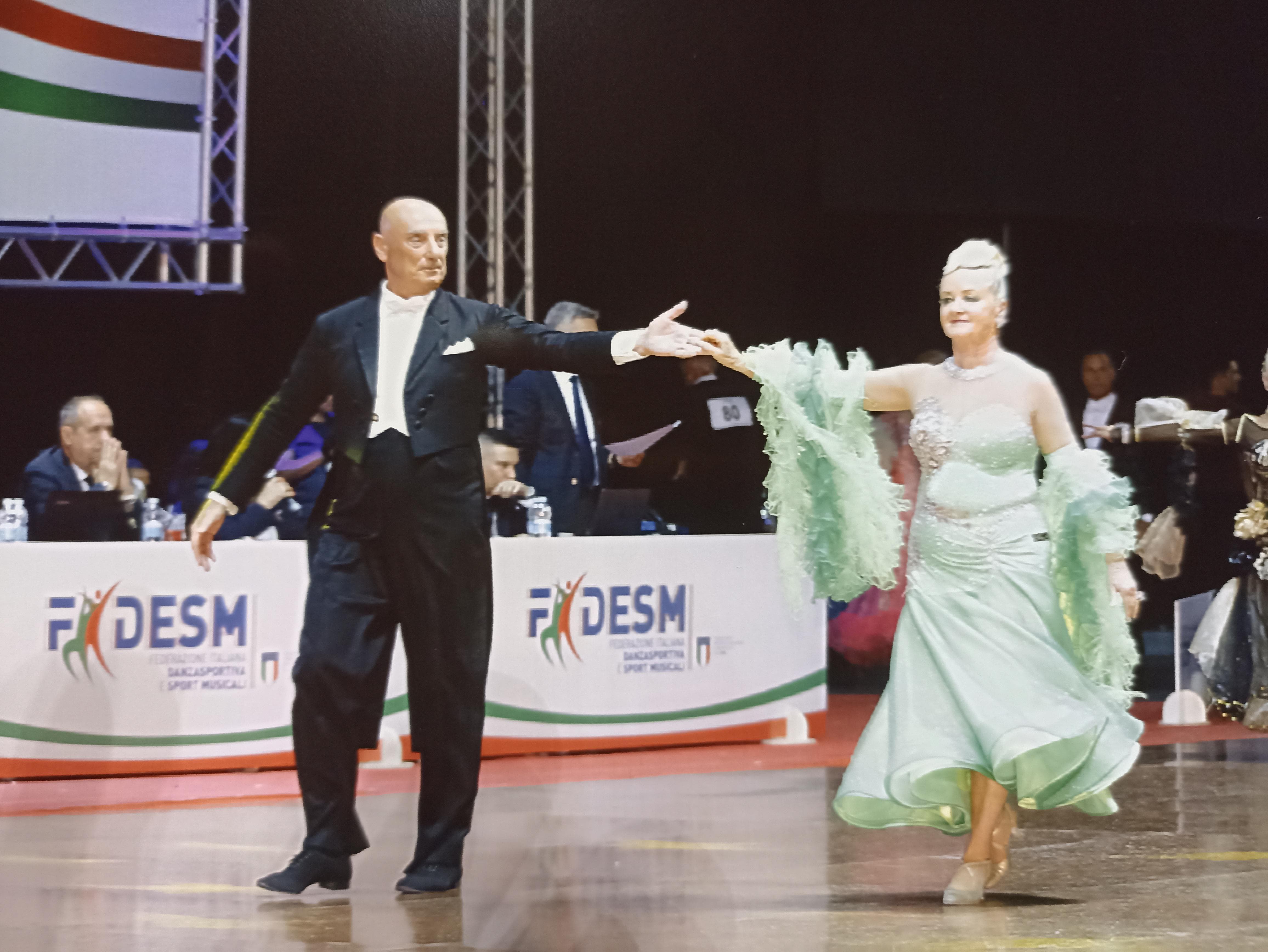 Mauro Gasparri e Nadia Cecchelli. , Danze Standard, 70/74 classe A. 3 classificati ASD Tip Tap Boccaccio