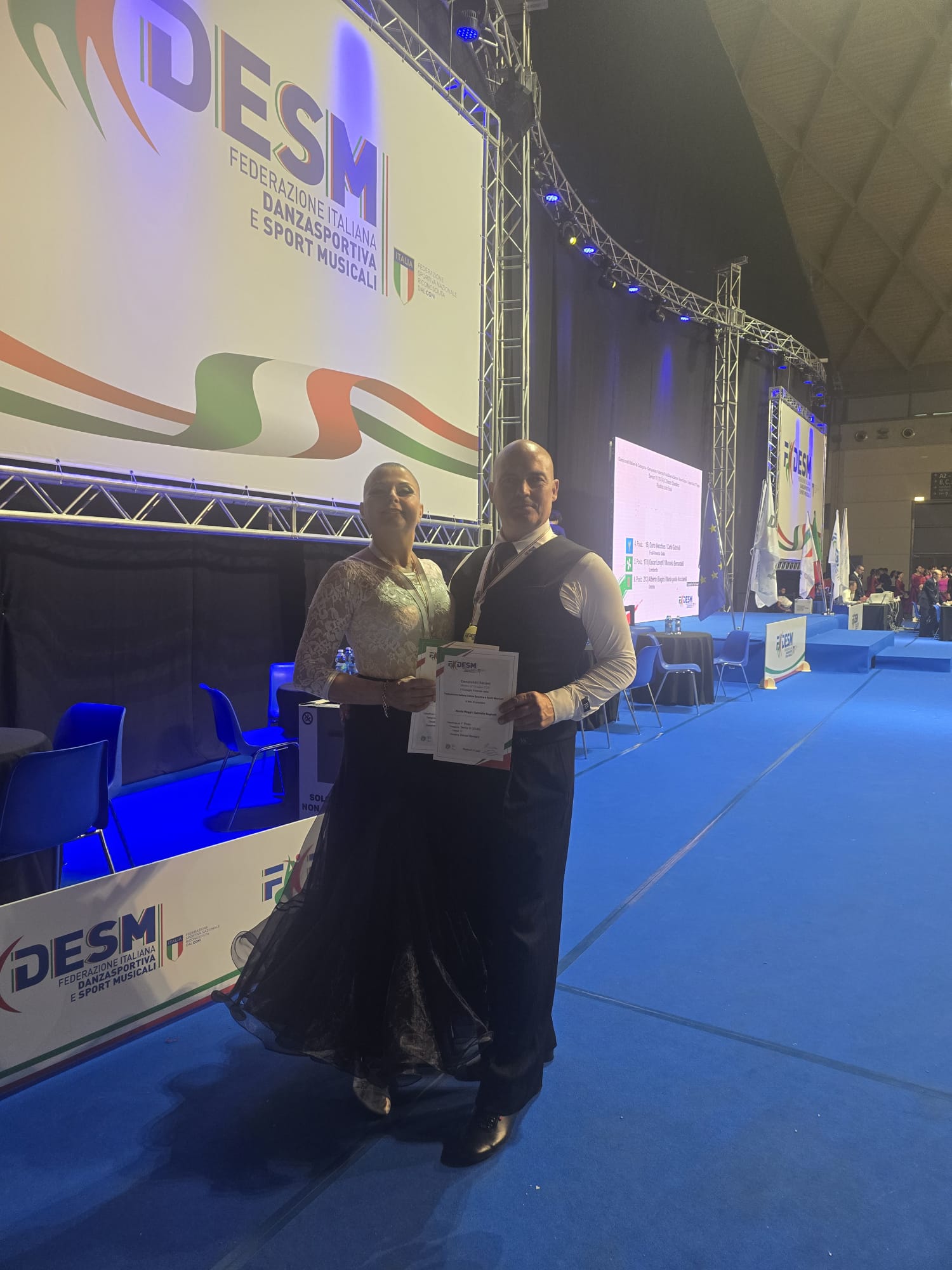 NICOLA MAGGI , GABRIELLA SEGHETTI 55/60 C standard CAMPIONI ITALIANI asd Sara Studio Danza