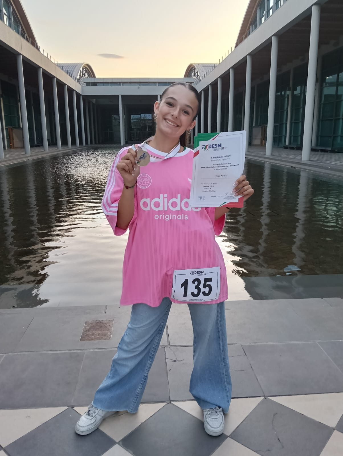 PARDINI INDYA VICECAMPIONESSA ITALIANA HIP HOP. SOLO 15 /16 CLASSE B LIVORNO DANZA MAESTRA FILIPPI 