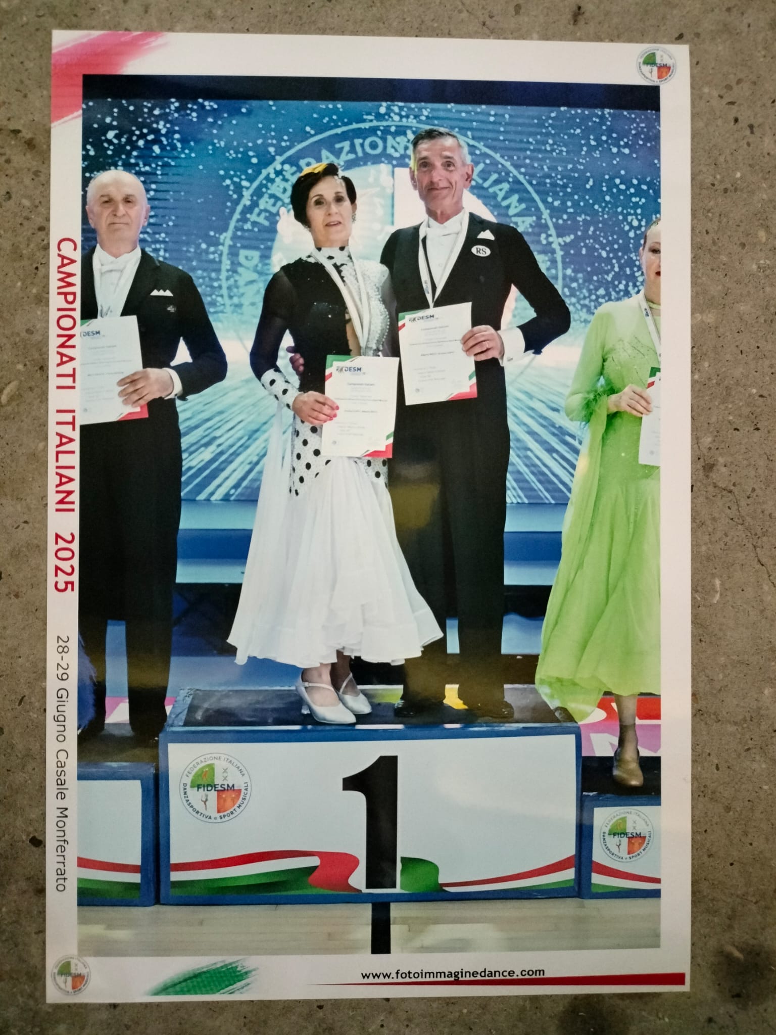 RICCI ALBERTO CIUFFI ERSILIA 1° CLASS. COMBINATA NAZIONALE 65/69 A2 1° CLASS. BALLO DA SALA 65/69 A2 2° CLASS. LISCIO UNIFICATO 65/69 A2 ASD HAPPY HOURS DANCE