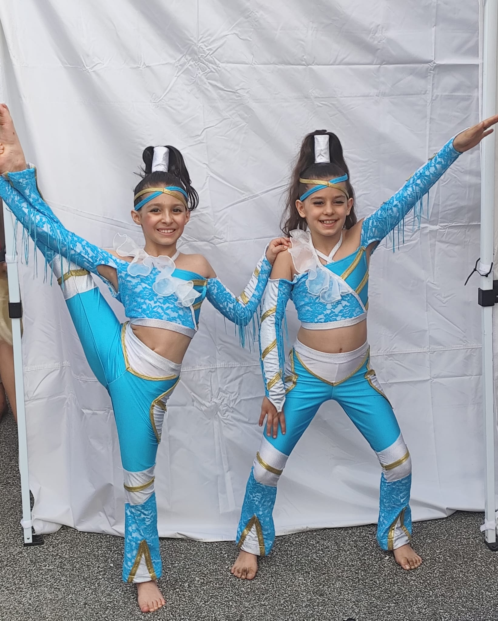 Rebecca Conforto e Xhesika Nozlli 3° posto 8/12 classe B , Ideal ballet