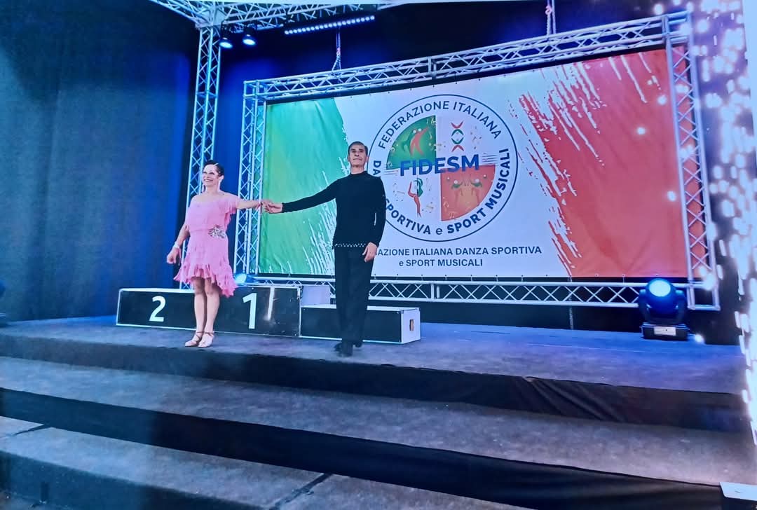 Roberto Santini & Patrizia Gavelli campioni italiani senior VI danze Latino-Americane classe AS ARCOBALENO AREZZO