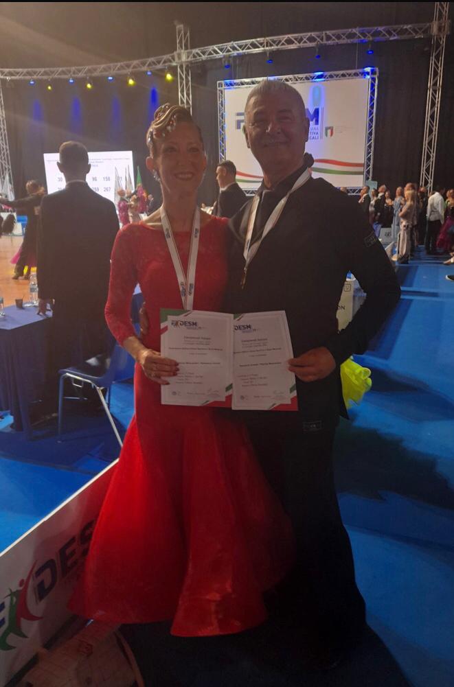 Salvatore e Patrizia 65/69 B3 campioni italiani scuola New Team work