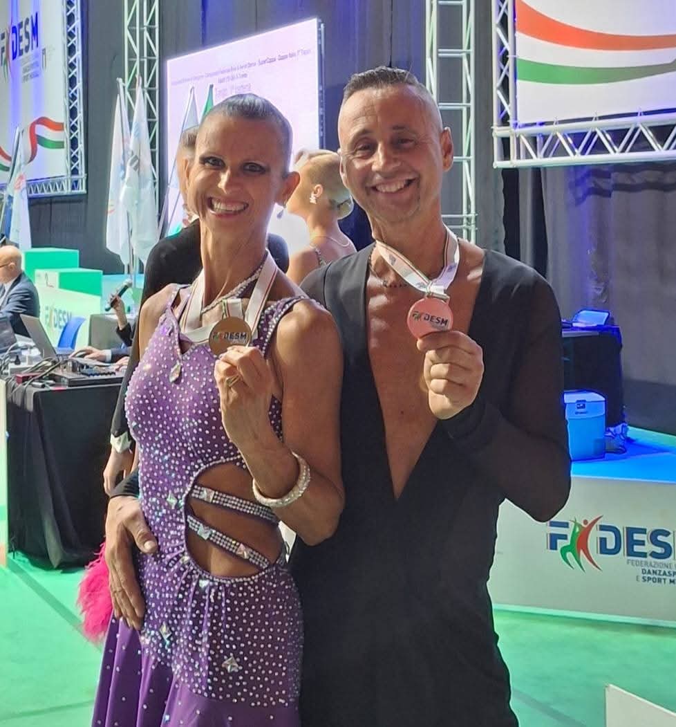 Sara Romanelli e Daniele Fedi vicecampioni italiani 45/54 cl A DANCE STYLE ACADEMY 2.0